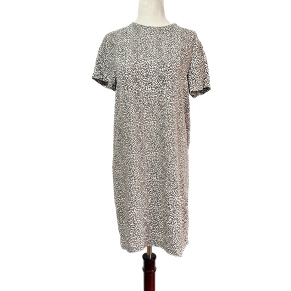 NWOT Jenni Kayne Leopard Print Soft Tee Dress S - Picture 5 of 7